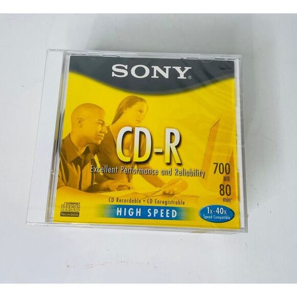 Lot of 7 Sony CD-R 80 Min Discs Recordable - Picture 1 of 3